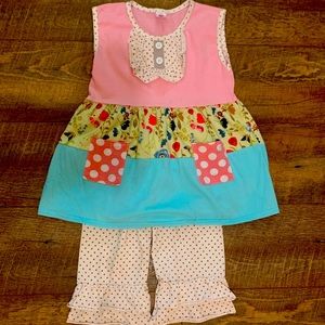 Capri & Tank Top Matching Set